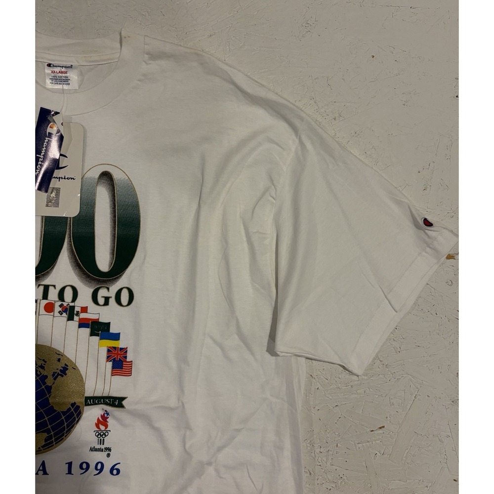 New Vintage 1996 Atlanta Olympics Single Stitched T-Shirt Size 2XL Olympiad XXVI - Picture 5 of 10